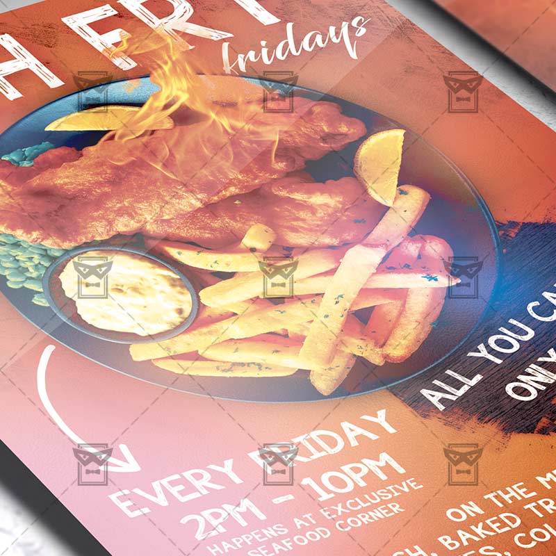 Fish Fry Flyer Template