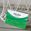Corporate Green Business Card - Free PSD Template-2