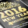 2016 New Year Party - Premium Flyer Template + Facebook Cover