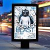 Sound Blast - Premium Flyer Template + Facebook Cover
