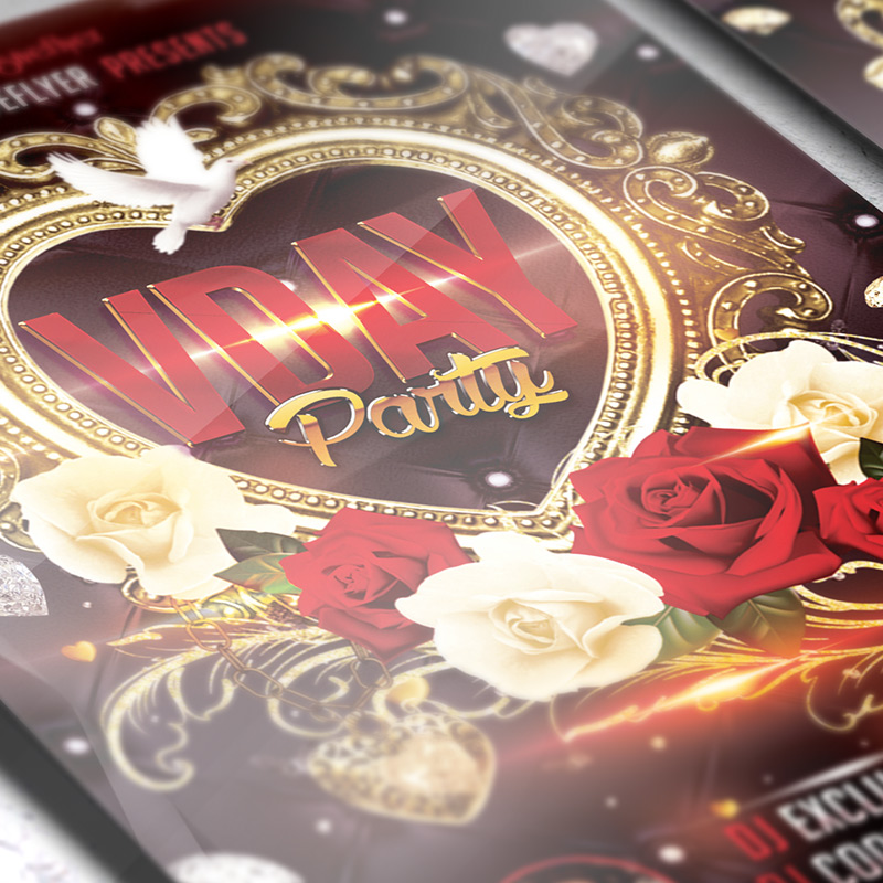 valentines day party flyers