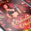 Valentines Night Party - Premium Flyer Template + Facebook Cover