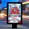 Stereo Love Party - Premium Flyer Template + Facebook Cover