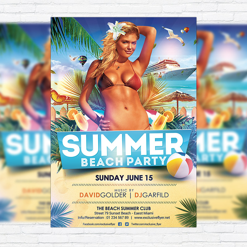beach flyer