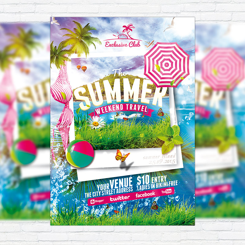 summer flyer templates