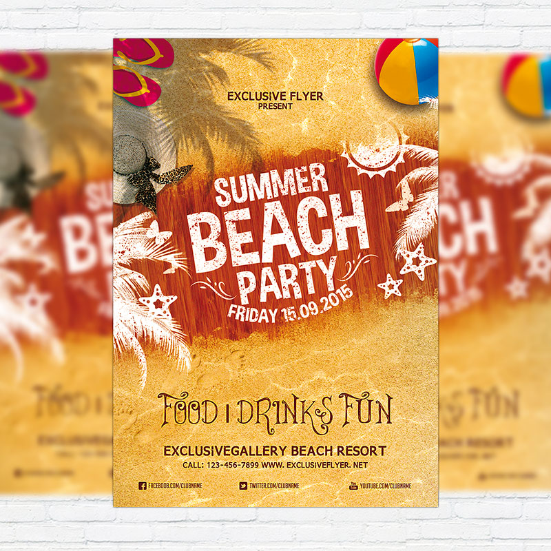 beach flyer