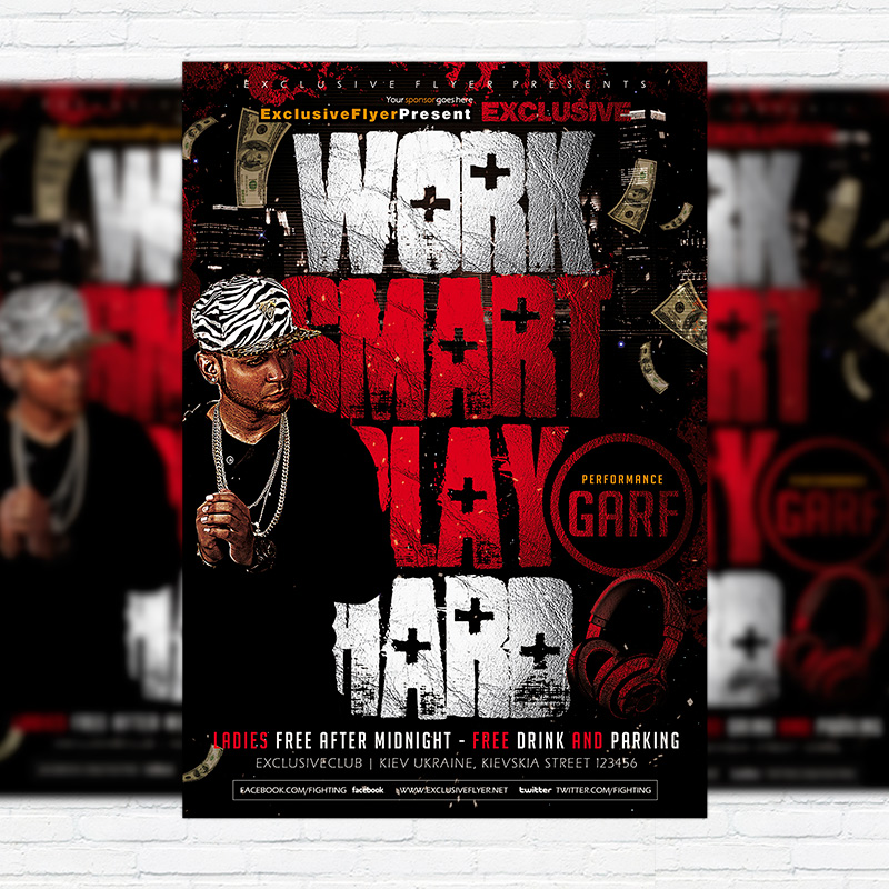 play flyer template
