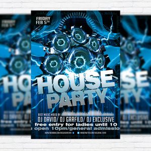 House Party - Premium PSD Flyer Template
