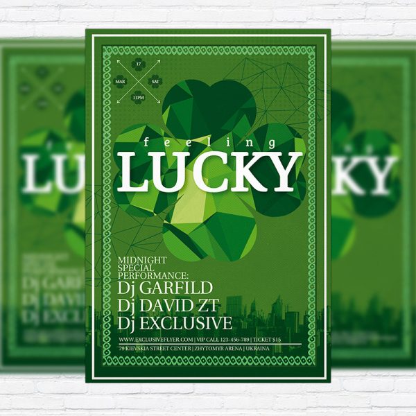 St. Patrick's Day - Premium PSD Flyer Template