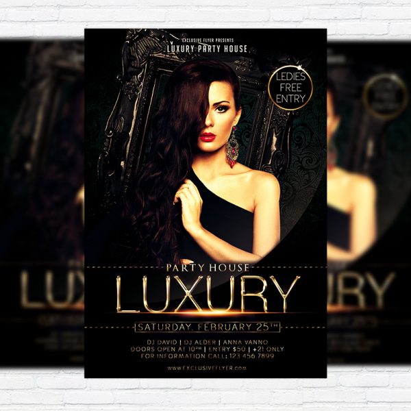 Luxury Night Party - Premium PSD Flyer Template