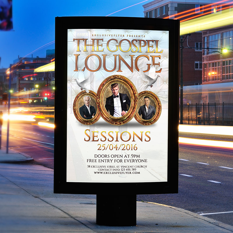 gospel flyer template