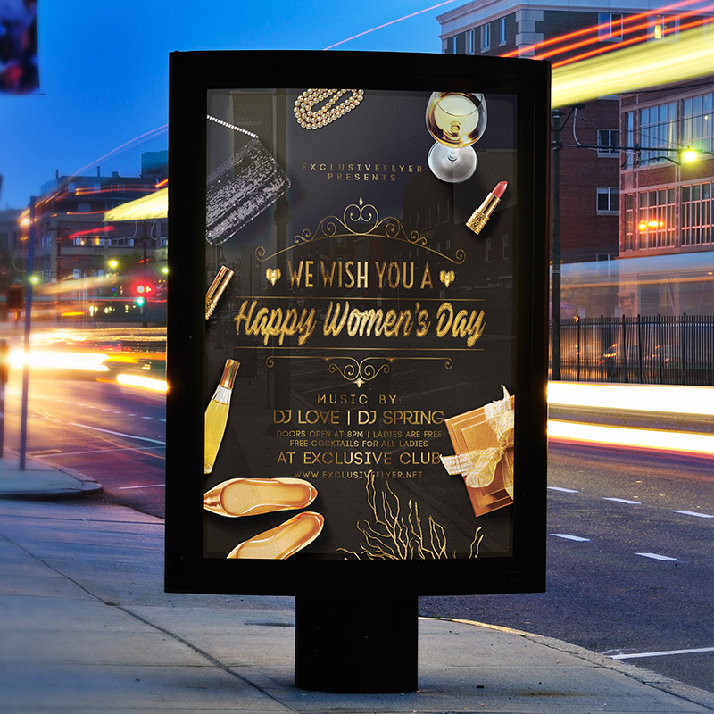 happy womens day premium flyer template facebook cover flyer templates instagram poster facebook