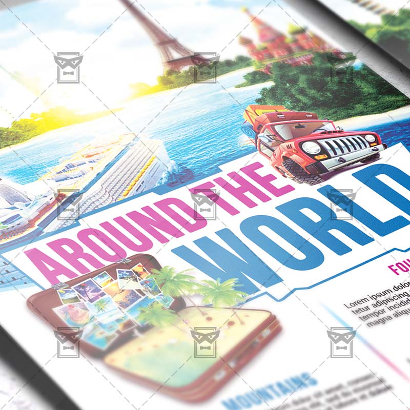 around the world premium flyer template exclsiveflyer free and around the world flyers