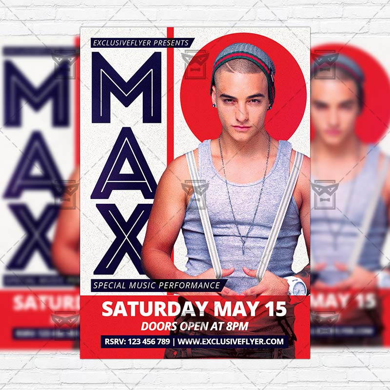 house party flyer template