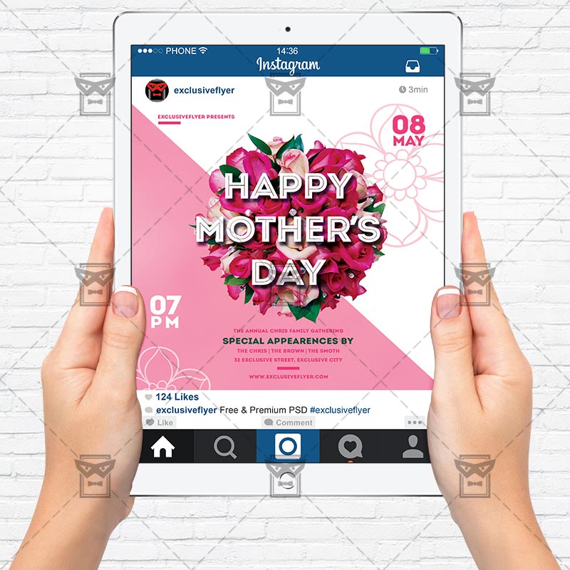 mothers day gifts flyer template tecstar