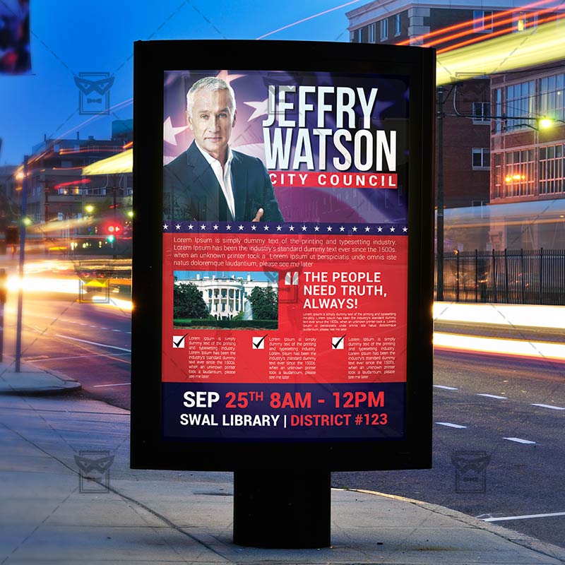voting flyer templates free