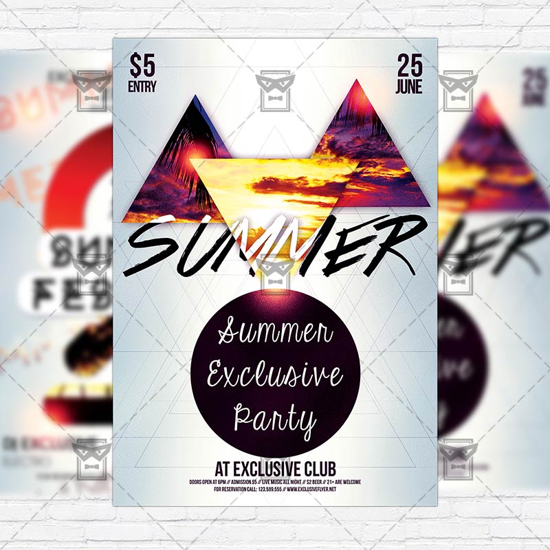 Summer Premium Flyer Template Instagram Size Flyer Exclsiveflyer Free And Premium Psd Instagram Ad Template Psd