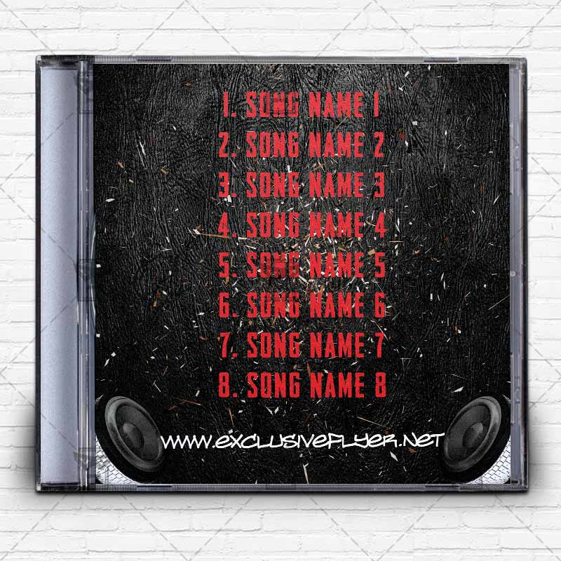 Free <strong>CD Cover Samples PowerPoint Template</strong> - MyFreePPT Cd cover template