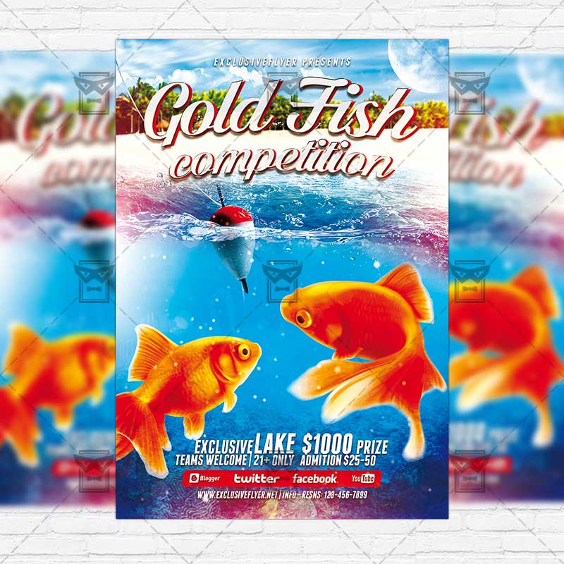 free fishing tournament flyer template