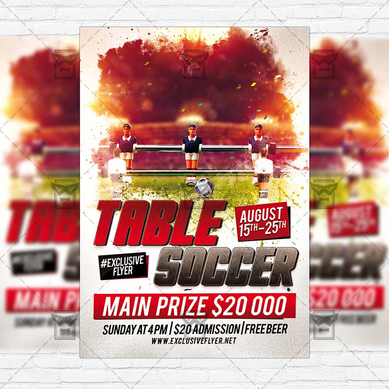 free soccer flyer template