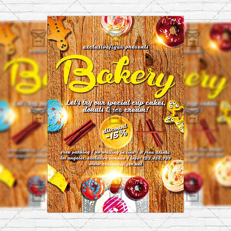 bakery flyer