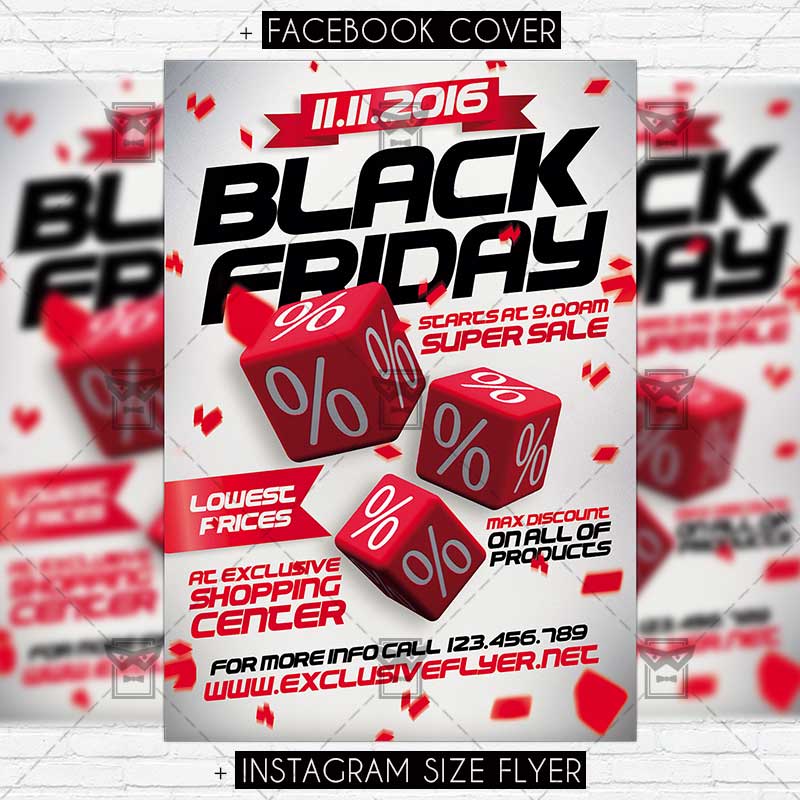 Download Black Friday Super Sale – Premium PSD Flyer Template