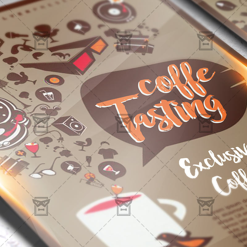 coffee tasting premium psd flyer template exclsiveflyer free flyer for coffee tasting
