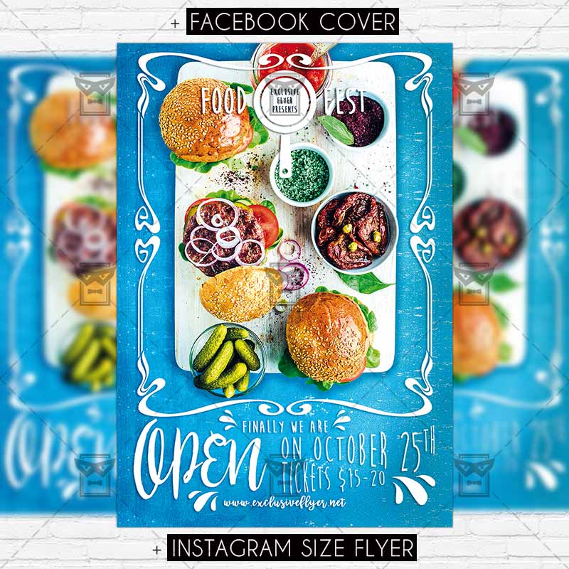 food flyer template