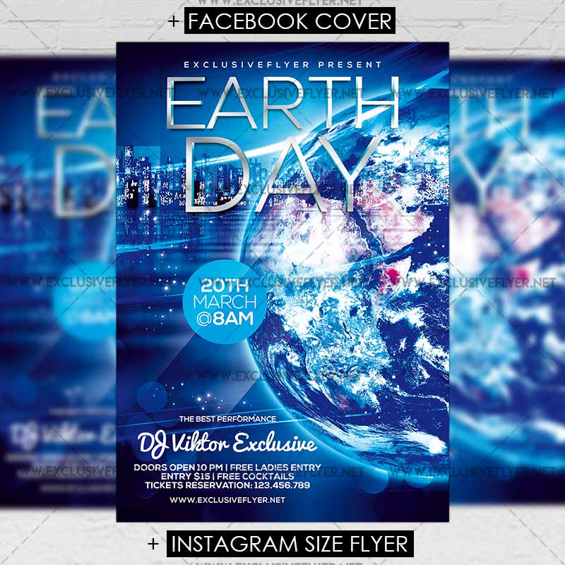earth day celebration premium flyer template exclsiveflyer earth flyer