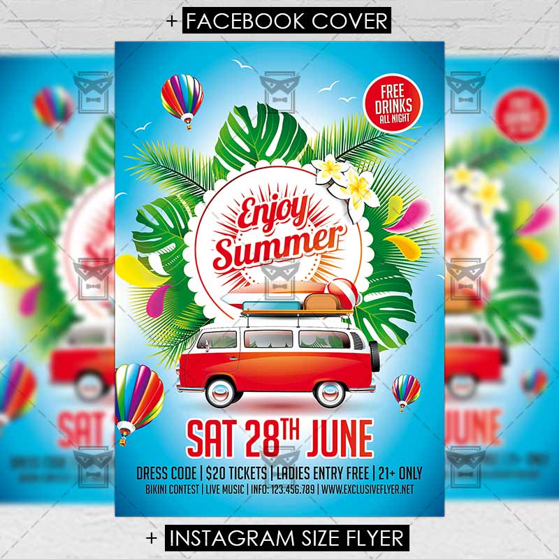 summer flyer templates