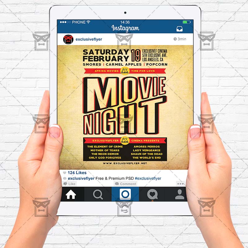 free movie night flyer templates