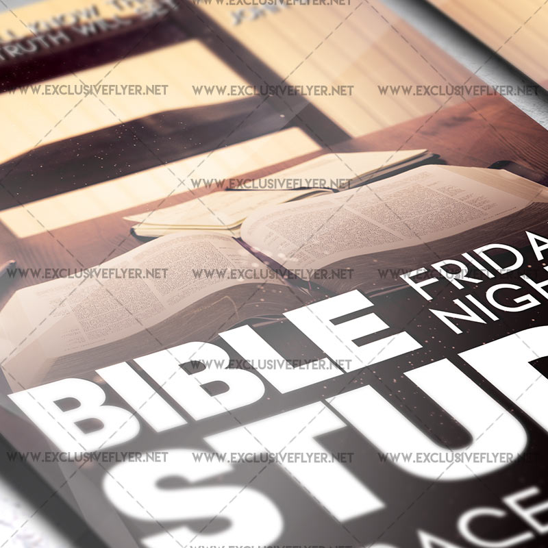Bible Study Flyer Template Free