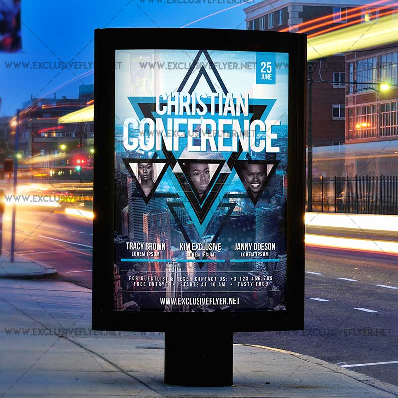 conference flyer templates free