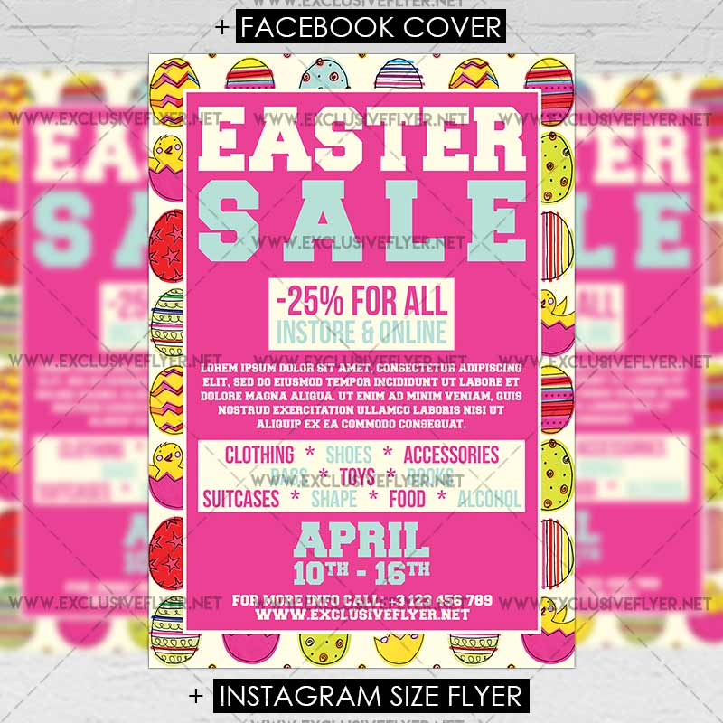 easter flyer template easter sale premium a5 flyer template exclsiveflyer easter flyer template easter sale premium a5 flyer template exclsiveflyer