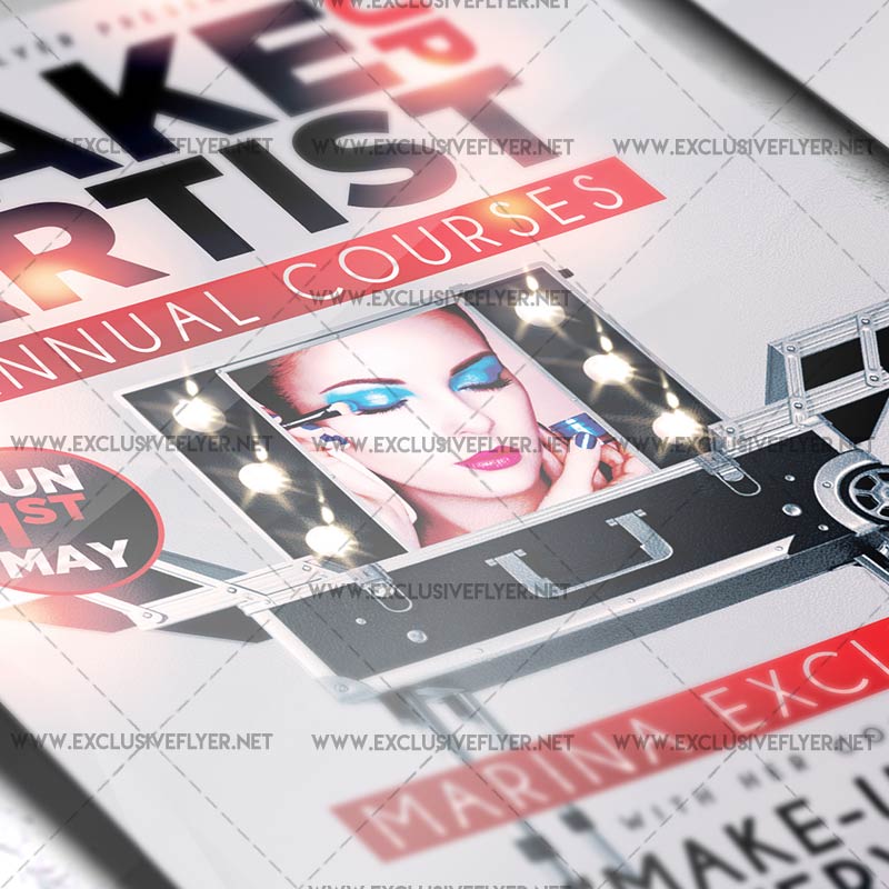 makeup flyer templates free