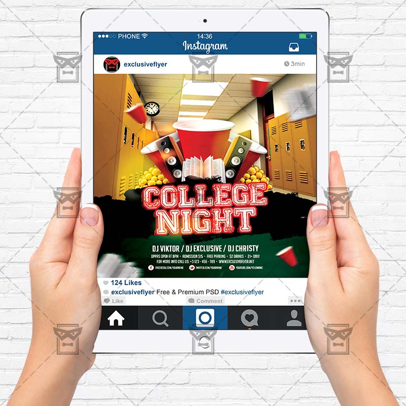 college night premium a5 flyer template exclsiveflyer college party flyer