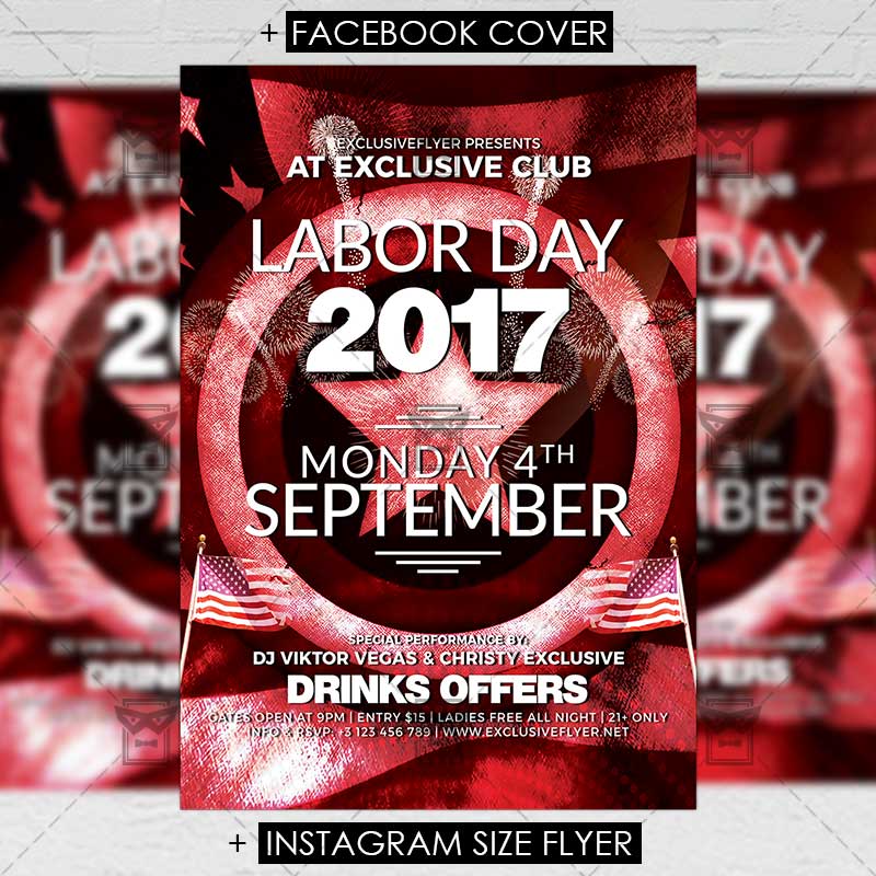 labor day celebration premium a5 flyer template exclsiveflyer free labor day flyer templates