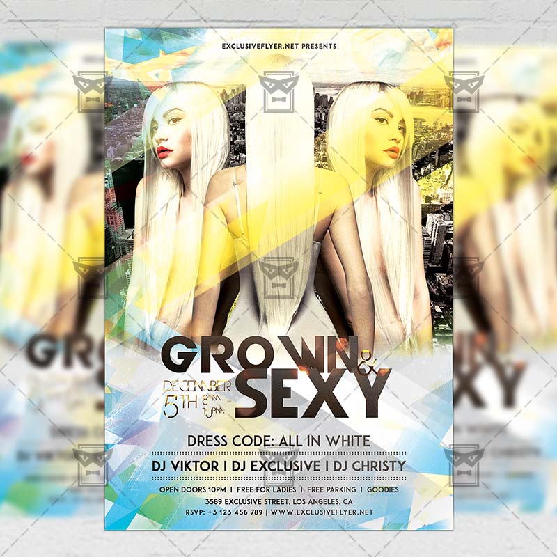 Download Grown and Sexy PSD Flyer Template Now. grown_and_sexy-premiu...
