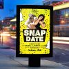 Snap Date - Club A5 Flyer Template