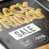 Download Black Friday Sale Free Seasonal A5 Flyer PSD Template Now