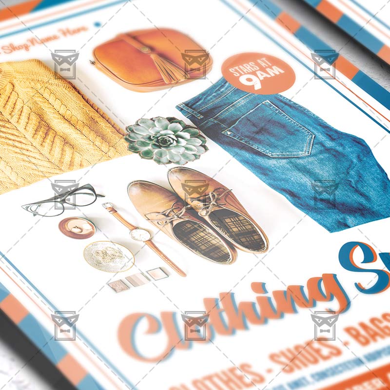 Clothing Swap - Community A5 Flyer/Poster Template | ExclsiveFlyer ...