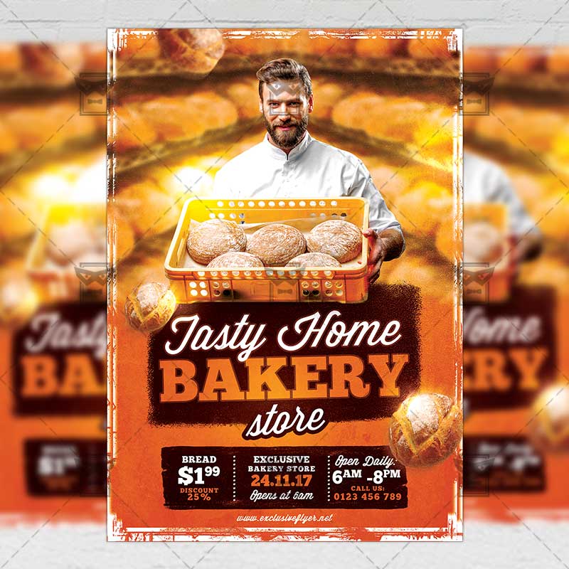 bakery flyer