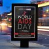 Download World Aids Day Free Seasonal A5 Flyer PSD Template Now