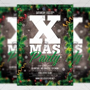 Download Xmas 2018 PSD Flyer Template Now