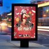 Download Santa's Hat Party PSD Flyer Template Now