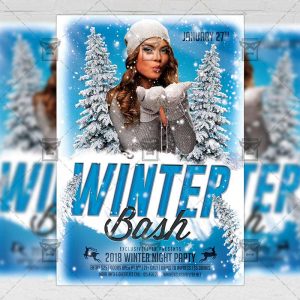 Download Winter Bash PSD Flyer Template Now