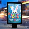 Download Happy Easter 2018 PSD Flyer Template Now