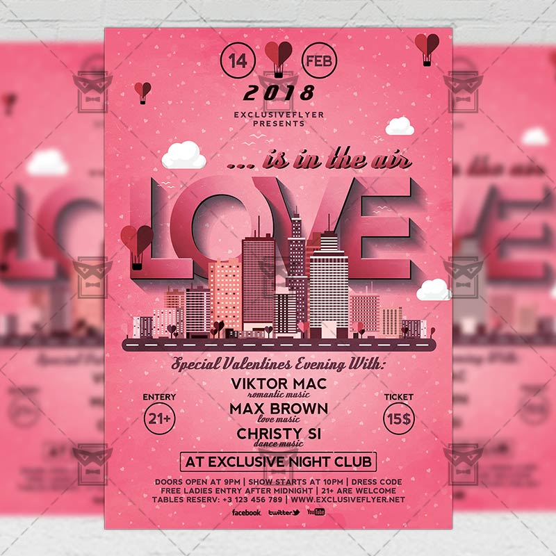 valentines day flyers exclsiveflyer free and premium psd templates love flyers