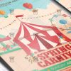 Download Spring Carnival PSD Flyer Template Now