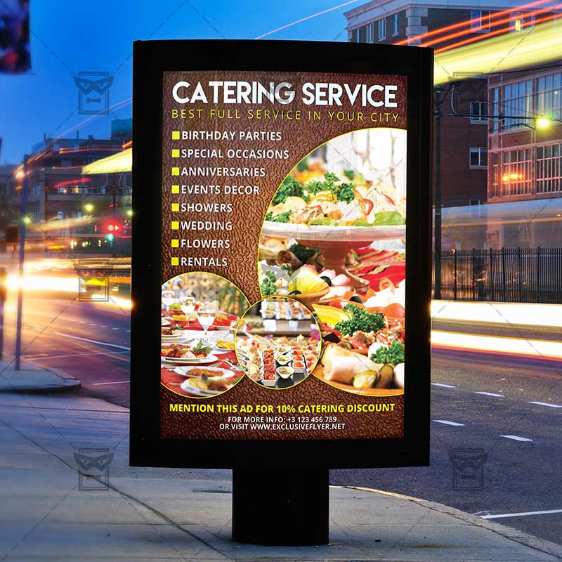 catering food a5 flyer template exclsiveflyer free catering flyer